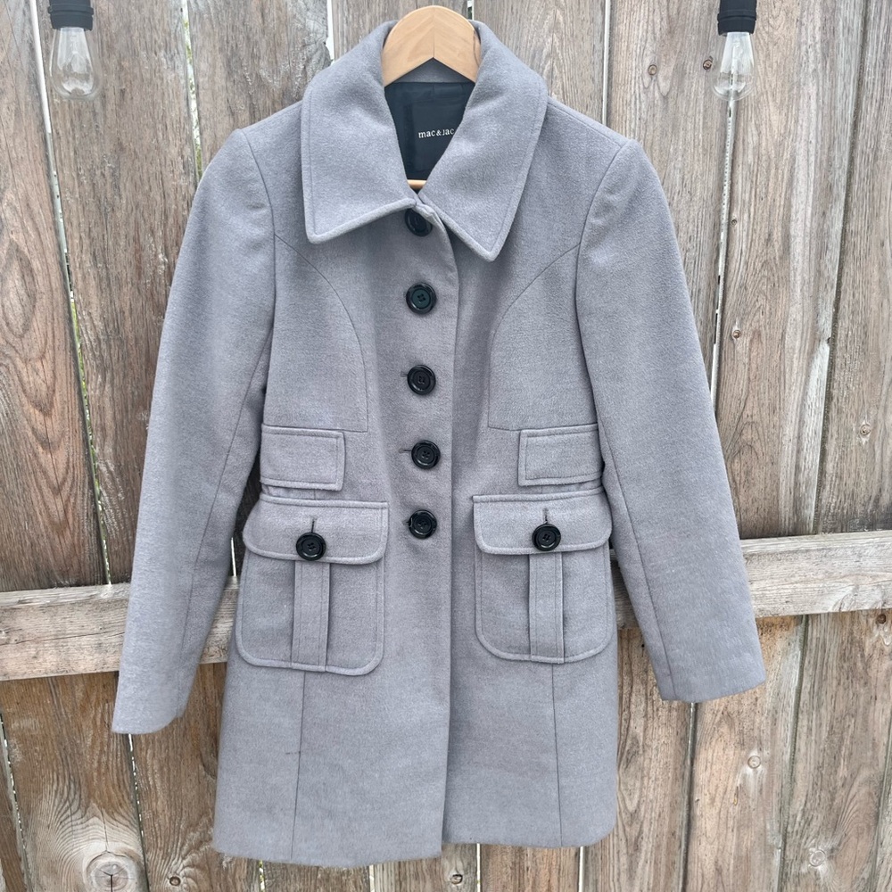 Grey Peacoat!